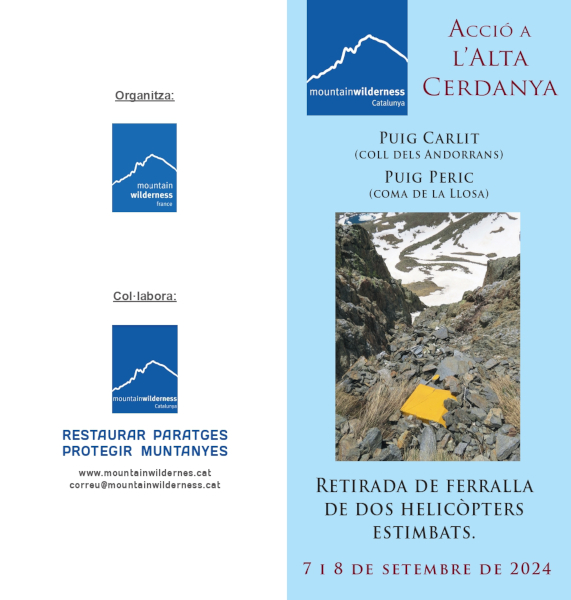 Acció a l'Alta Cerdanya: Puig Peric i Puig Peric, 7 i 8 de setembre de 2024